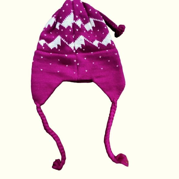 VTG VERMONT ORIGINAL MORIARTY 100% WOOL WINTER SKI CAP HAT PINK ALPINE NORDIC - Picture 5 of 5